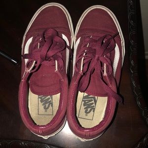 Maroon VANS